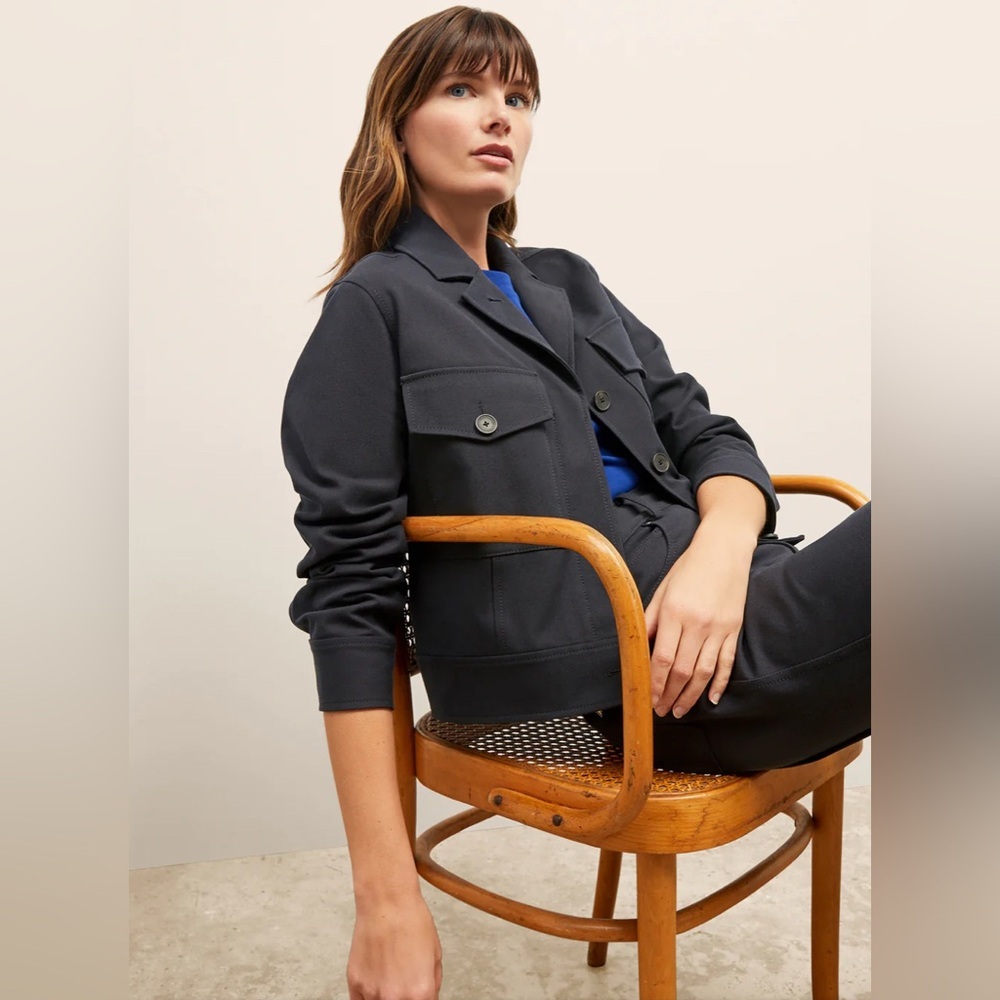 MM Lafleur The Rhoda Jacket Eco Better Than Denim Size Small